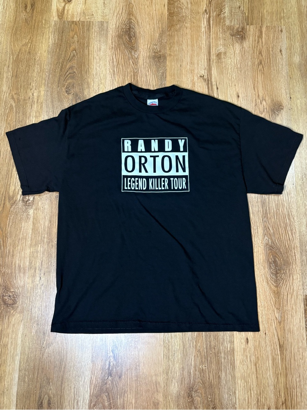 WWE Randy Orton Vintage 2004 Legend Killer Tour Black Men's Size XL Short Sleeve